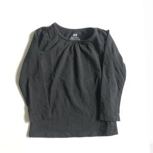 H&M Organic Cotton Black Long Sleeve Basics